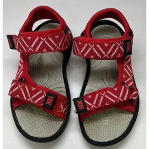 Xti Childrens Sandals Kids Casual Outdoor Shoes Red/White Size 30=US Size 12